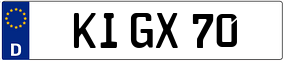 Truck License Plate
